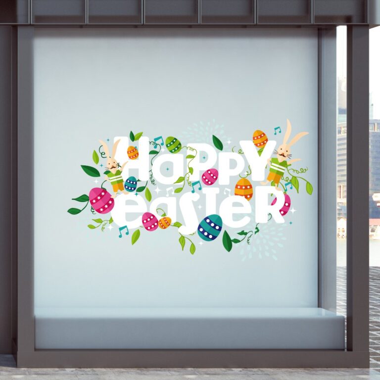 Πασχαλινή Βιτρίνα Happy Easter Mr Rabbit