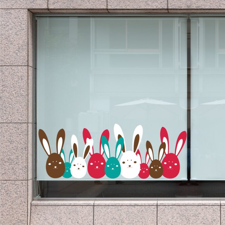 Πασχαλινή Βιτρίνα Χρωματιστά Αυγά