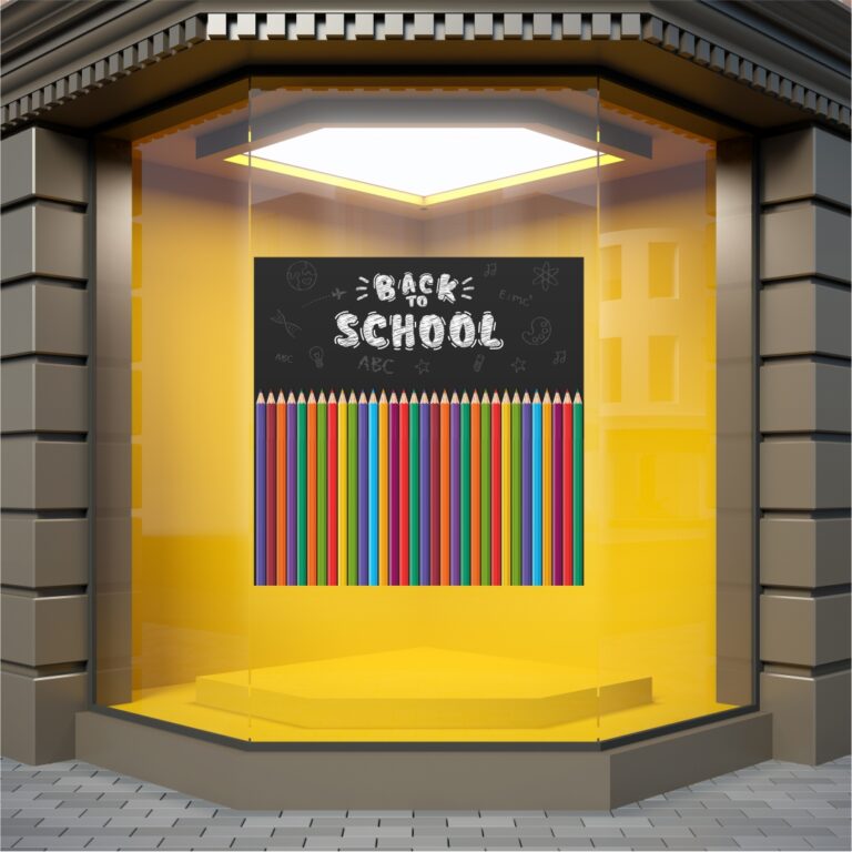 Back To School Μαυροπίνακας Και Ξυλομπογιές