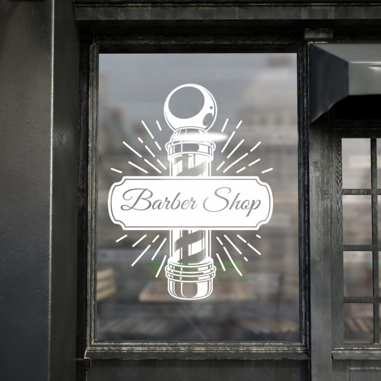 Barber Βιτρίνα Pole