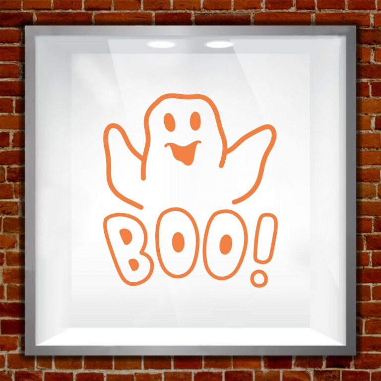 Halloween Βιτρίνα Boo