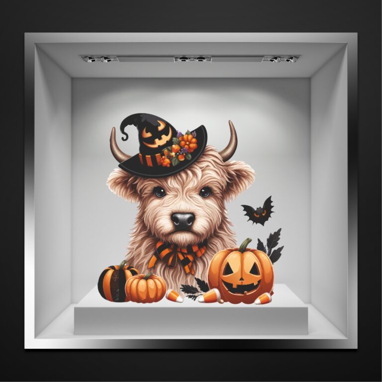 Halloween Βιτρίνα The Dog With The Pumpkin