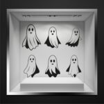 Halloween Βιτρίνα Χαμογελαστά Φαντασματάκια