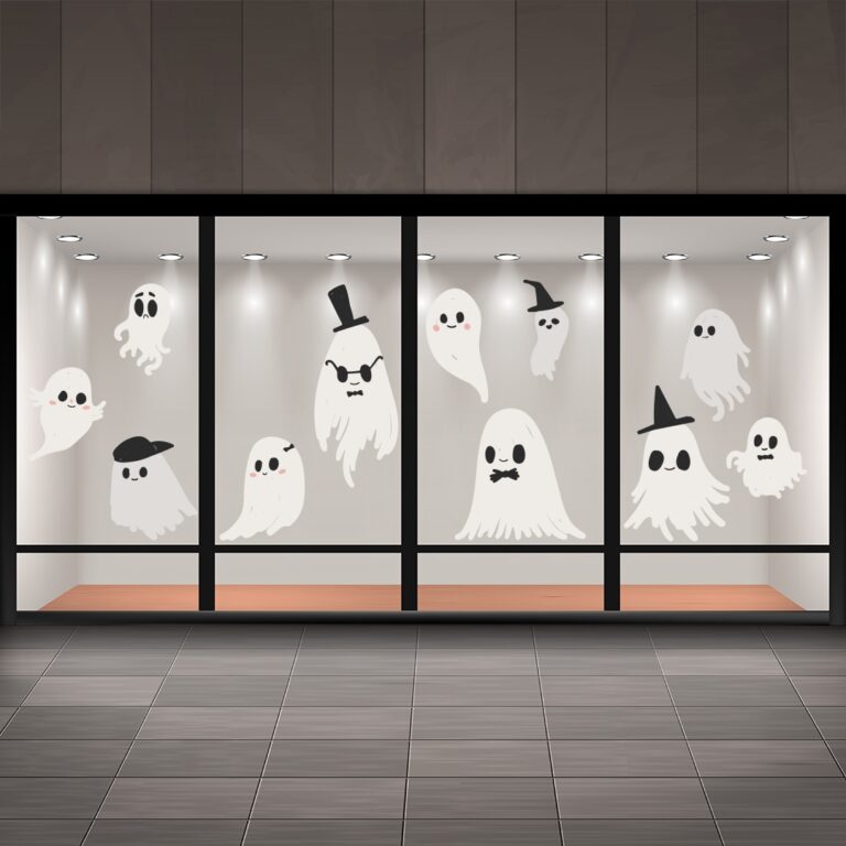 Halloween Βιτρίνα Παρέα Φαντασμάτων