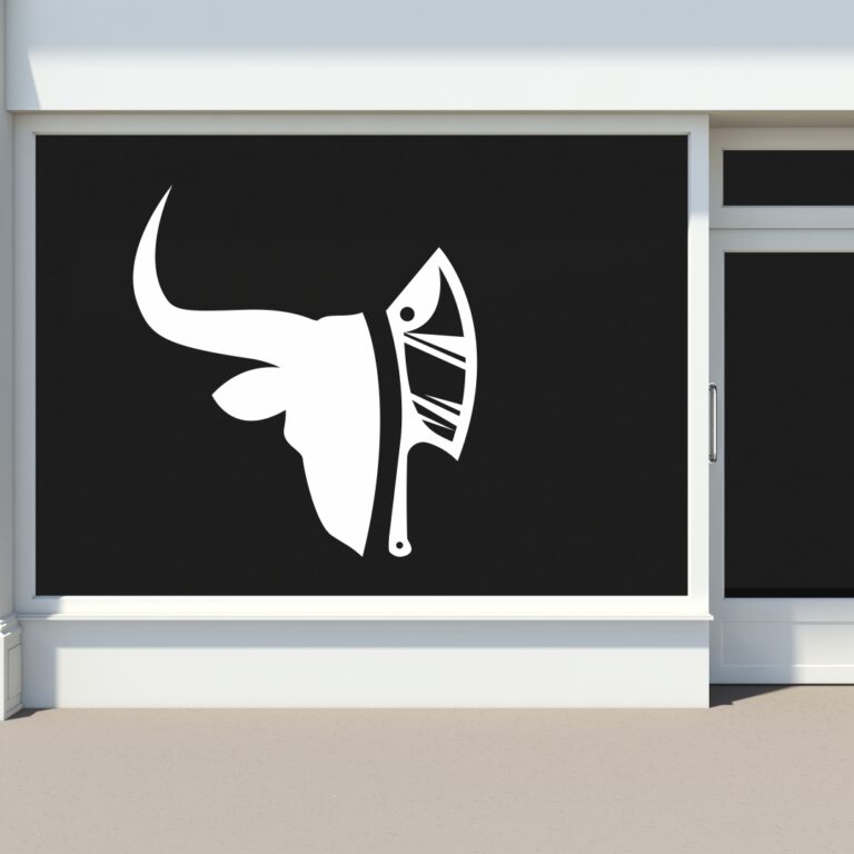 Βιτρίνα Κρεοπωλείου Knife And Calf