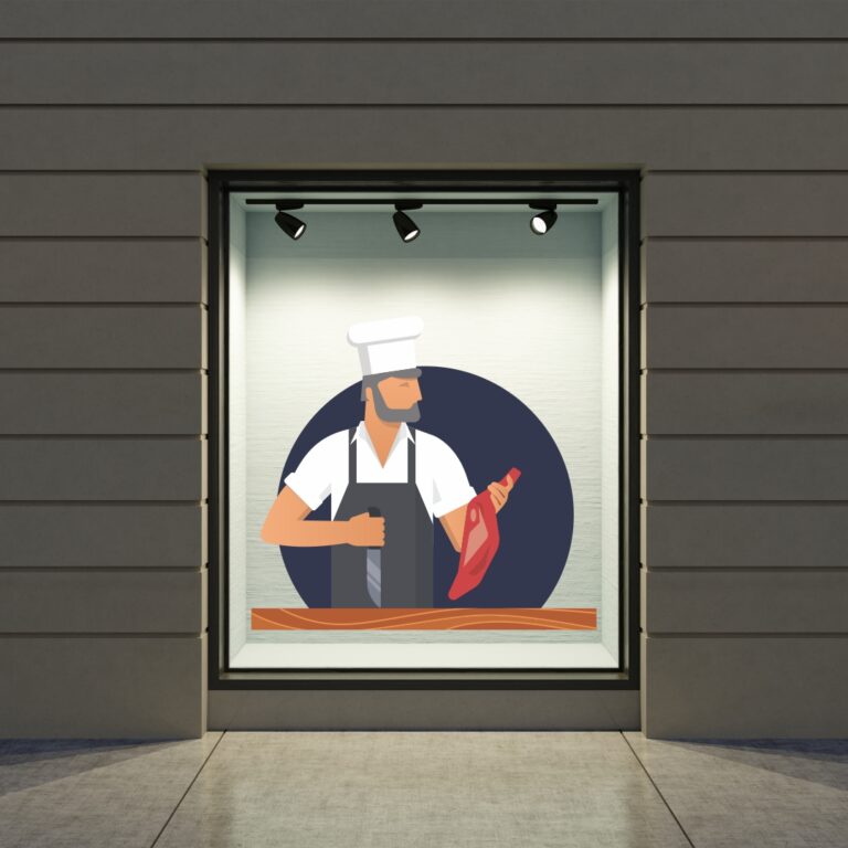 Βιτρίνα Κρεοπωλείου Κρεοπώλης