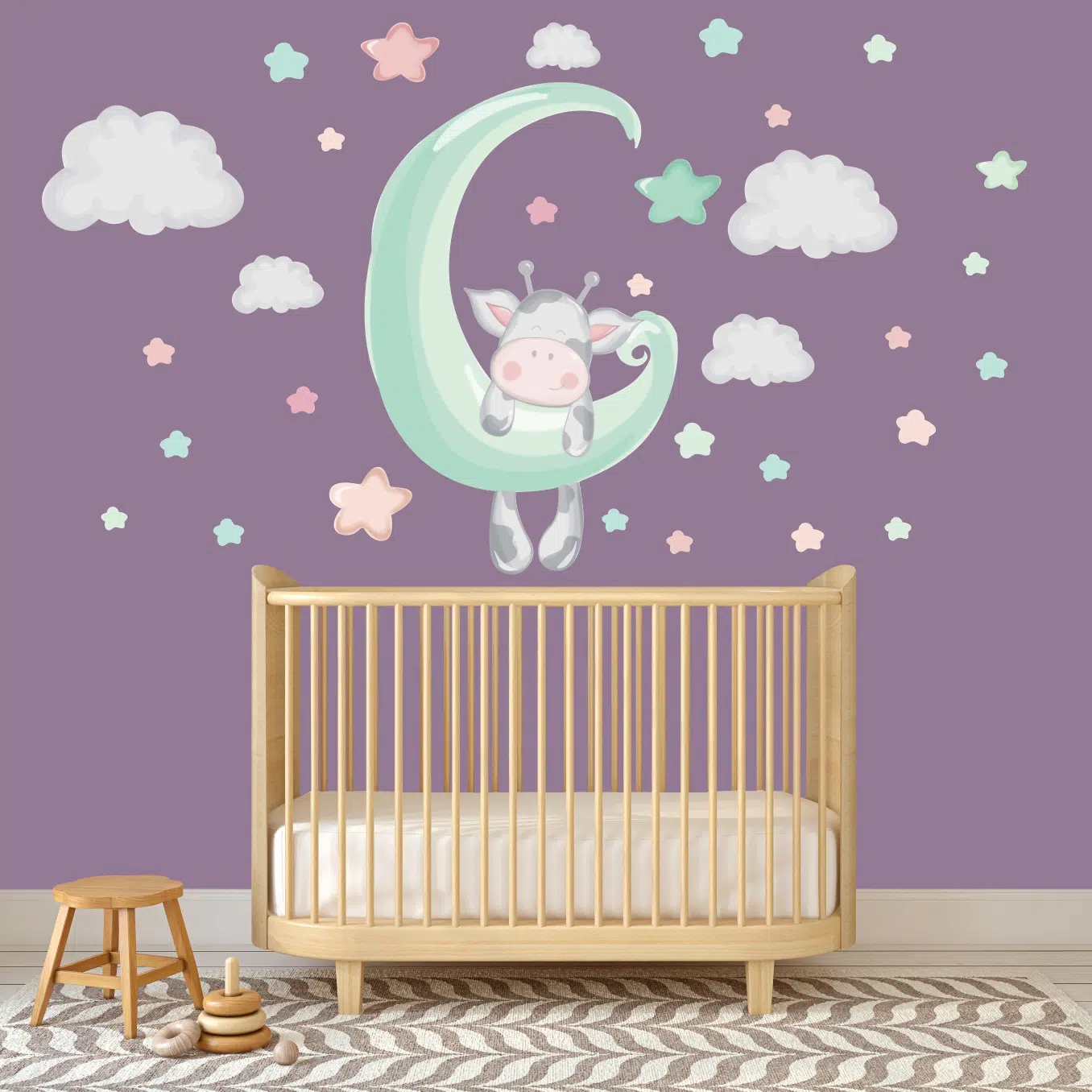 Αυτοκόλλητο Τοίχου Sweet Dreams Little Cow
